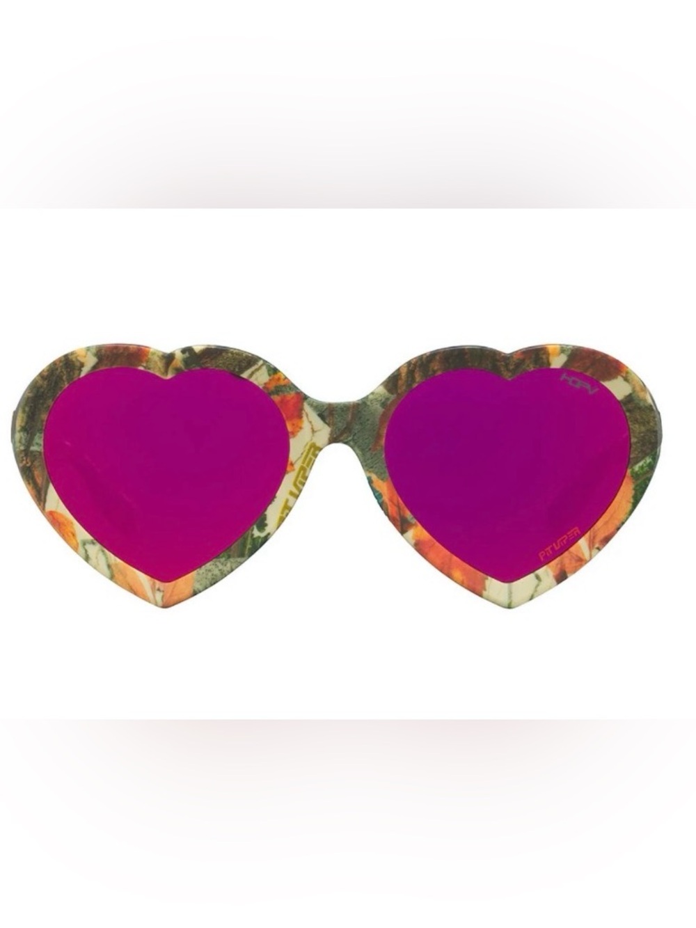 NWT Pit Viper The Actualblush Admirer Heart Shaped Sunglasses